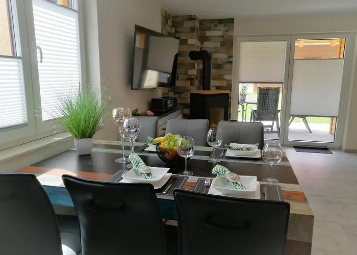 펜션 Premium-plus-ferienhaus Skadi I